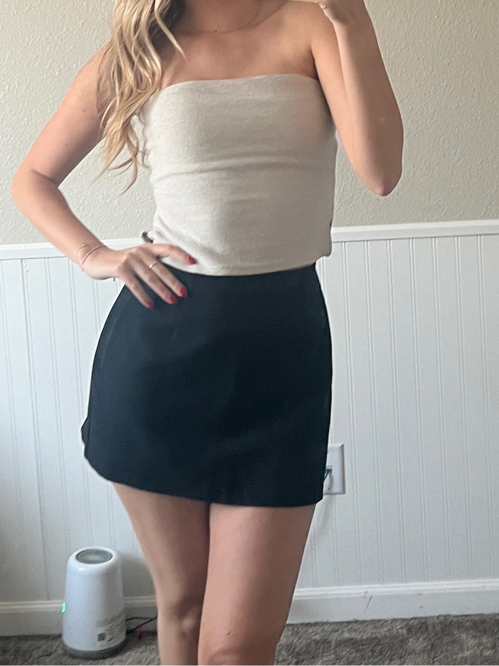 Knit tube top